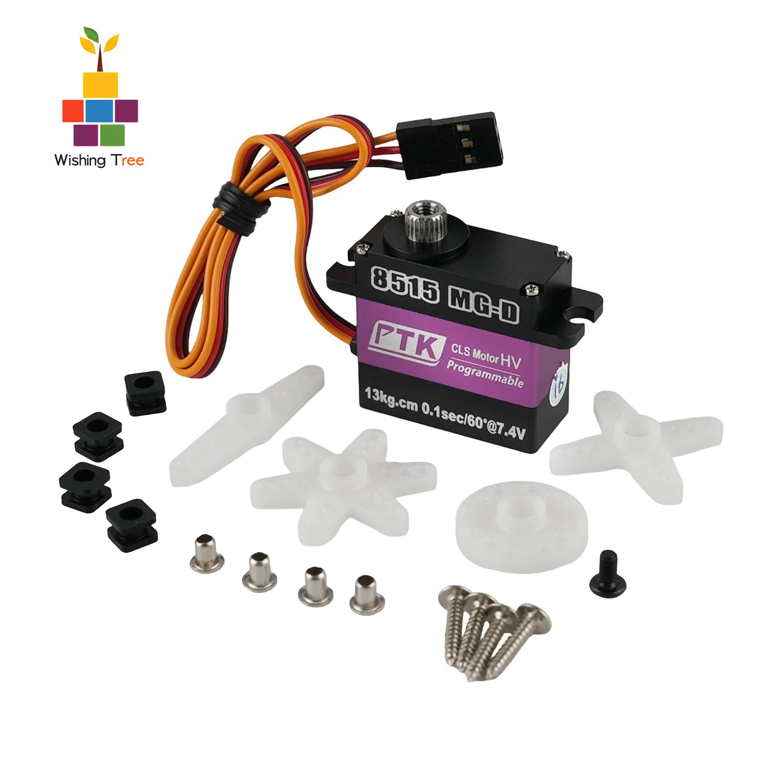 Rc Helicopter Servo - Stemedu 8515 MG-D 15Kg Bezrdzeniowy Cyfrowy