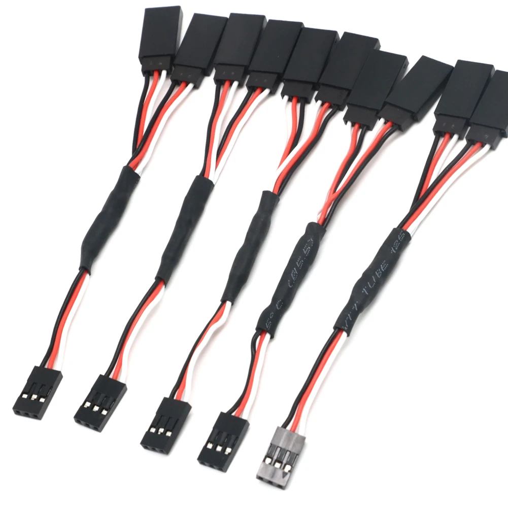 Rc Helicopter Motor - 5PCS 100/150/200/300/500mm RC Servo Y Przedłużacz