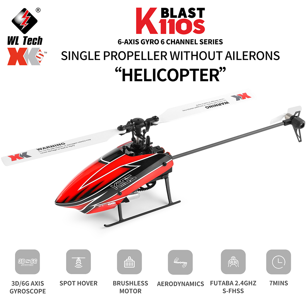 Wltoys XK K110S 6CH 3D 6G Syst – Rc Helicopter Gyro recenzja i cena